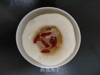 冰糖雪梨（蒸）的做法步骤：3