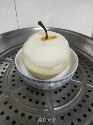 冰糖雪梨（蒸）的做法步骤：4