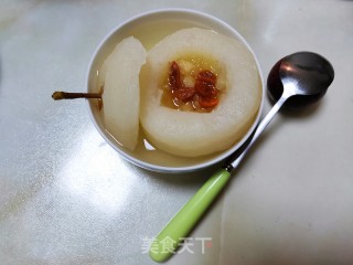 冰糖雪梨（蒸）的做法步骤：5