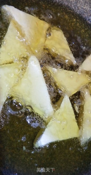 炸豆腐的做法步骤：4
