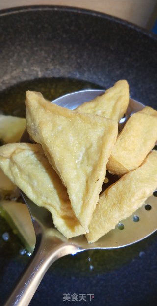 炸豆腐的做法步骤：6