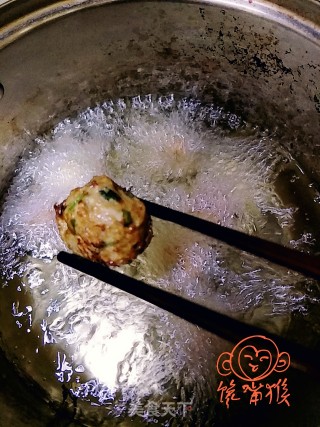 白萝卜绿豆面丸子的做法步骤：10
