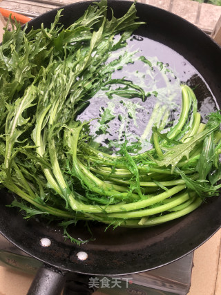 肉末炒雪里蕻的做法步骤：3