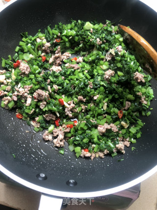 肉末炒雪里蕻的做法步骤：10