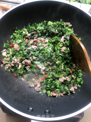 肉末炒雪里蕻的做法步骤：11