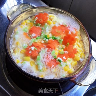 鸡蓉玉米汤的做法步骤：9