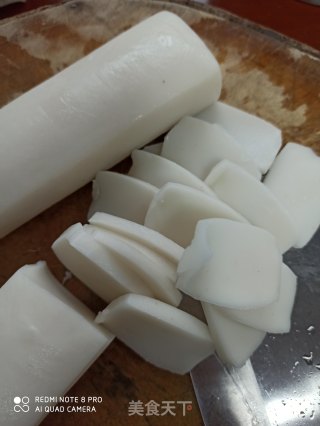 青菜年糕汤的做法步骤：3