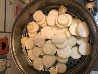 芋头红薯肉丸的做法步骤：2