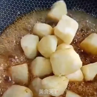 拔丝苹果的做法步骤：6