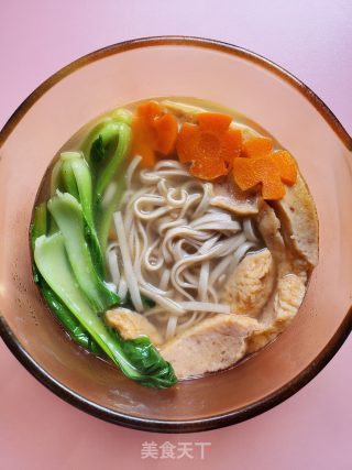 鱼豆腐荞麦面的做法步骤：10