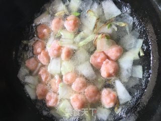 虾丸冬瓜汤的做法步骤：7