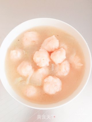 虾丸冬瓜汤的做法步骤：9