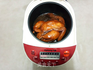 电饭煲焗鸡的做法步骤：9