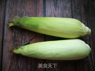 桂花枸杞玉米粑粑的做法步骤：2