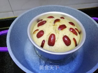 红糖枣糕的做法步骤：15