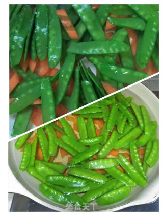 金针菇炒荷兰豆的做法步骤：5