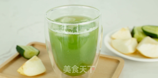 青瓜雪梨汁的做法步骤：6