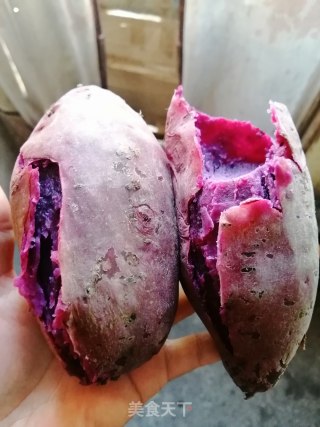 紫薯泥的做法步骤：1
