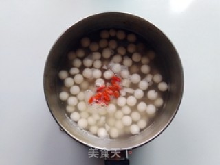 生梨桂花小圆子的做法步骤：6