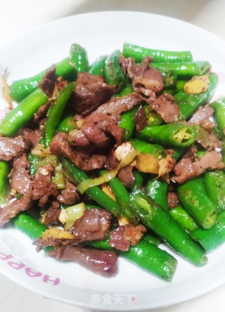 牛肉炒箭椒的做法步骤：6