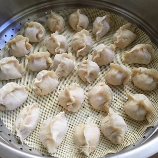 白菜粉条素蒸饺的做法步骤：6