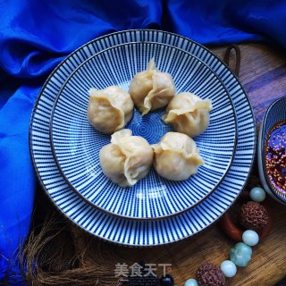 白菜粉条素蒸饺的做法步骤：9