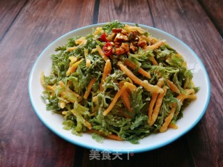 红薯胡萝卜叶双蒸的做法步骤：14