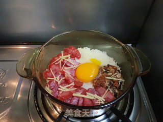 腊味煲仔饭的做法步骤：9