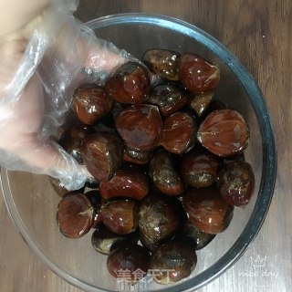 白砂糖烤板栗的做法步骤：4