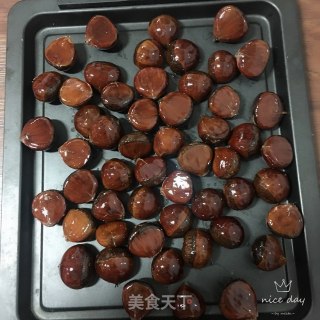 白砂糖烤板栗的做法步骤：5
