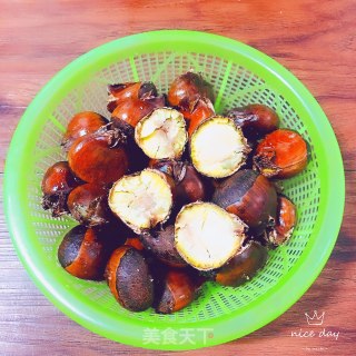 白砂糖烤板栗的做法步骤：9