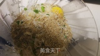 秋吃白萝卜虾皮饼的做法步骤：6