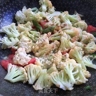 茄汁菜花的做法步骤：6