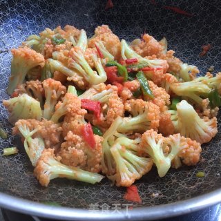 茄汁菜花的做法步骤：7