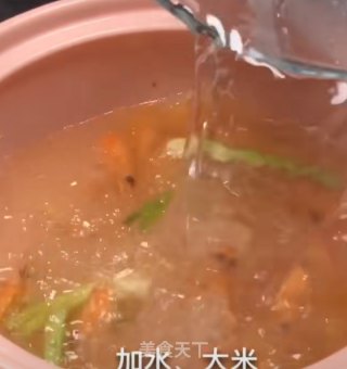 海鲜虾粥的做法步骤：3