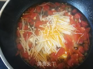 金针菇木耳豆腐蛋花汤的做法步骤：10