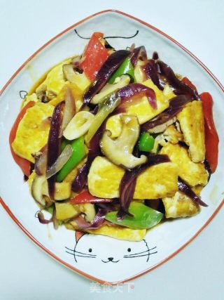 洋葱豆腐的做法步骤：9