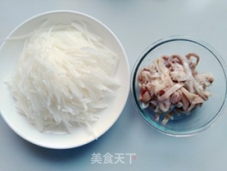 萝卜鱿鱼烧粉丝的做法步骤：4