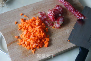 腊肠饭的做法步骤：3