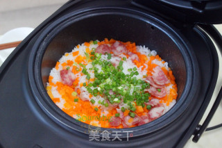 腊肠饭的做法步骤：7