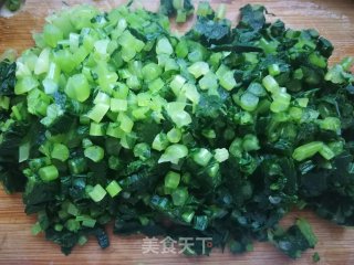 萝卜缨香菇粉条包的做法步骤：6