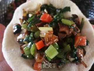 萝卜缨香菇粉条包的做法步骤：29