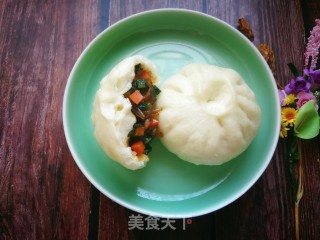 萝卜缨香菇粉条包的做法步骤：33