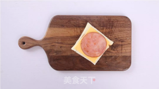 火腿芝士西士多的做法步骤：2