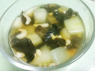 冬瓜木耳汤的做法步骤：3