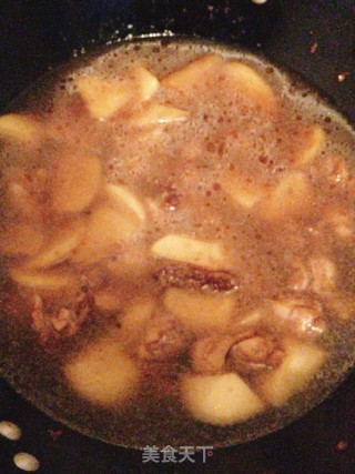 土豆炖鸡腿的做法步骤：7