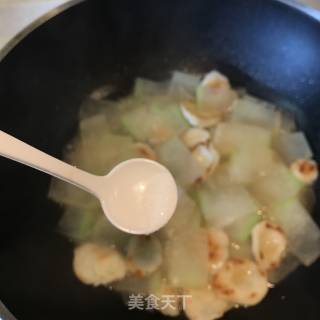 墨鱼丸焖冬瓜的做法步骤：12