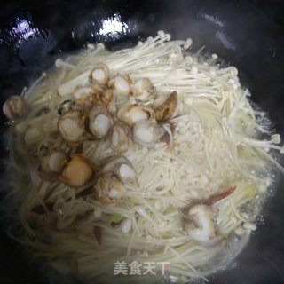扇贝金针菇的做法步骤：6