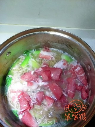 羊肉杂面汤的做法步骤：6