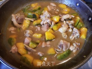 南瓜咖喱鸡的做法步骤：7